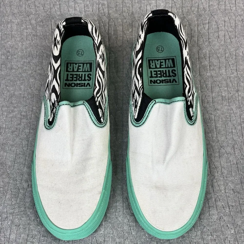 Vision Streetwear W Aztec Slip On Women's shoes Size (7.5) tribal skater walking